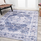 Tomlin Ornate Medallion Washable Area Rug