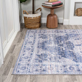 Tomlin Ornate Medallion Washable Area Rug