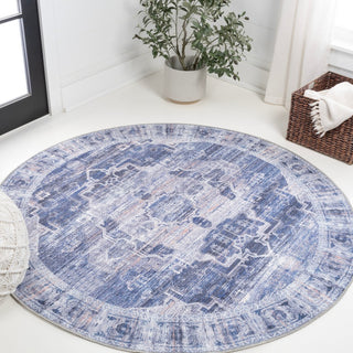 Tomlin Ornate Medallion Washable Area Rug