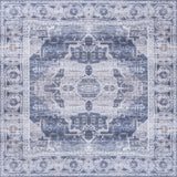 Tomlin Ornate Medallion Washable Area Rug