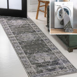 Tomlin Ornate Medallion Washable Area Rug