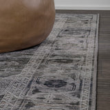 Tomlin Ornate Medallion Washable Area Rug