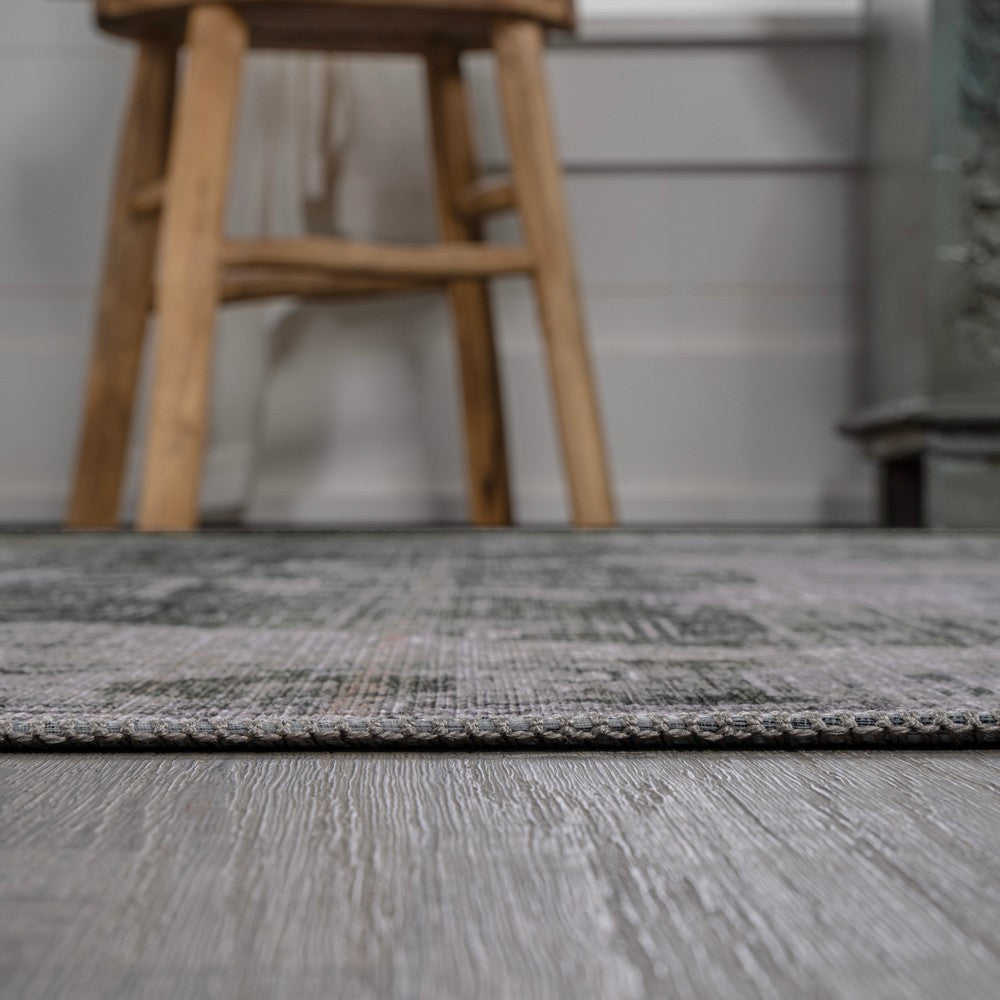 Tomlin Ornate Medallion Washable Area Rug