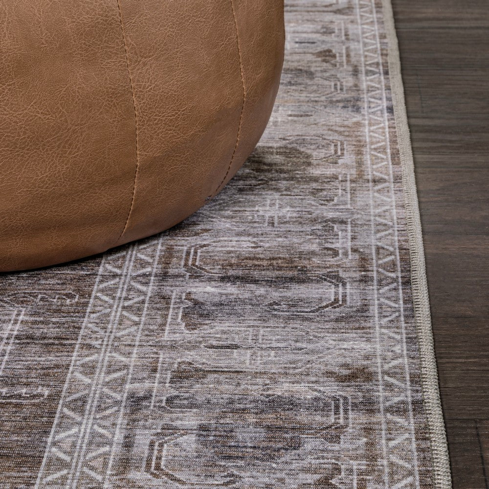 Tomlin Ornate Medallion Washable Area Rug