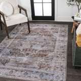 Tomlin Ornate Medallion Washable Area Rug