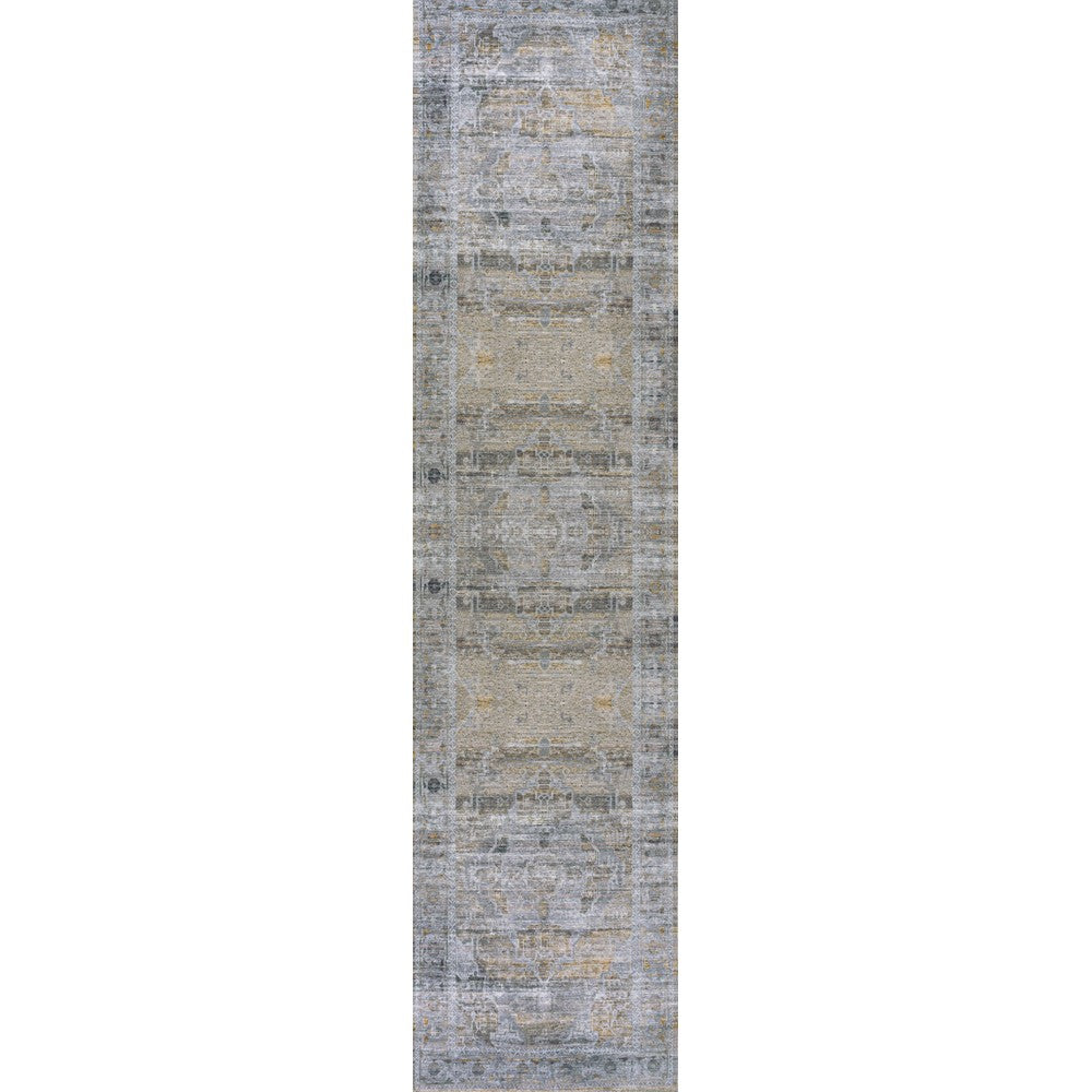 Tomlin Ornate Medallion Washable Area Rug