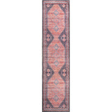 Herr Geometric Medallion Washable Area Rug