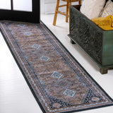 Herr Geometric Medallion Washable Area Rug