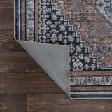 Herr Geometric Medallion Washable Area Rug