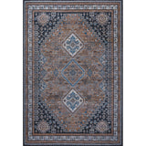 Herr Geometric Medallion Washable Area Rug
