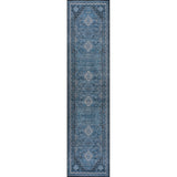 Herr Geometric Medallion Washable Area Rug