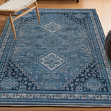 Herr Geometric Medallion Washable Area Rug