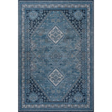 Herr Geometric Medallion Washable Area Rug