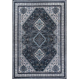 Herr Geometric Medallion Washable Area Rug