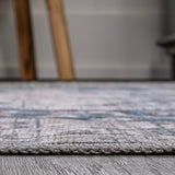 Nobleman Boho Gray Medallion Washable Indoor/Outdoor Area Rug