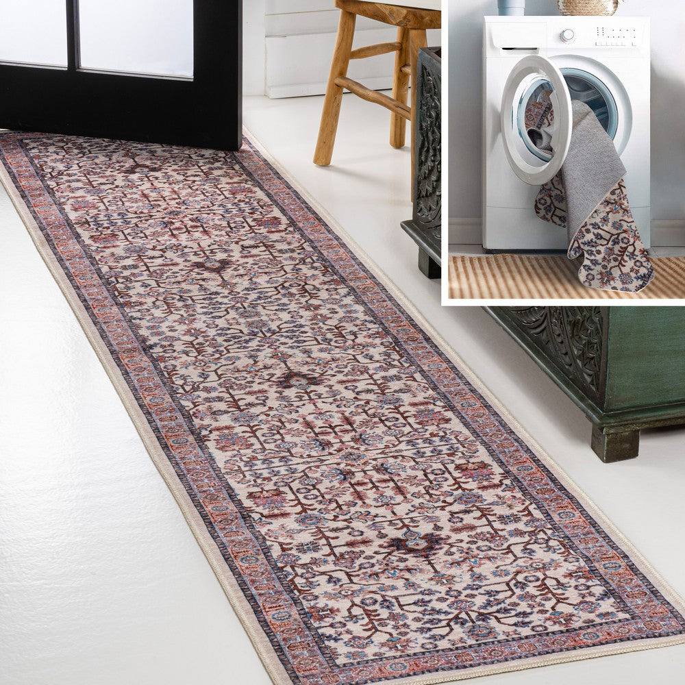 Jiminy Persian Washable Area Rug