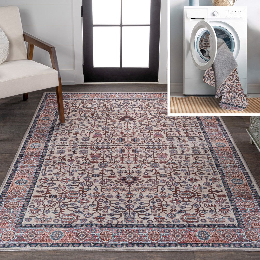 Jiminy Persian Washable Area Rug