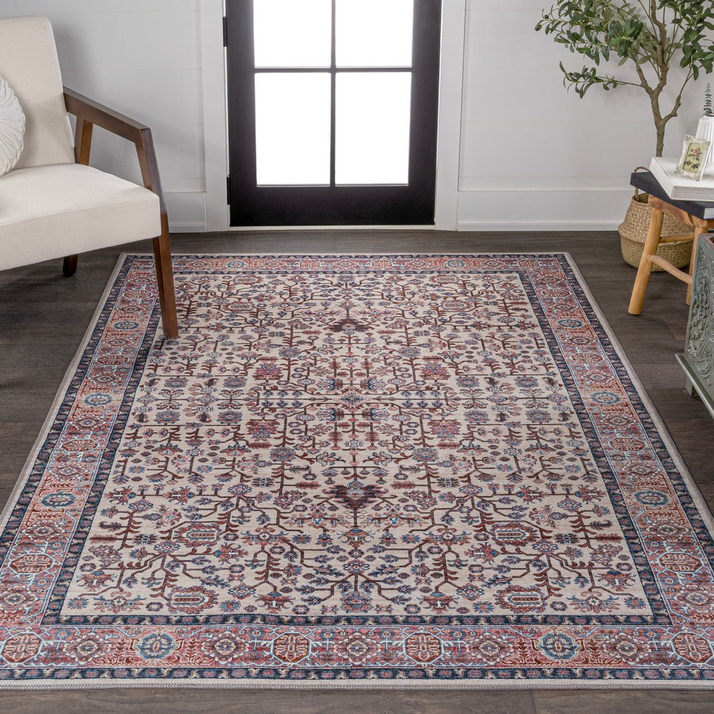 Jiminy Persian Washable Area Rug