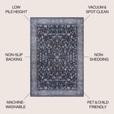 Jiminy Persian Washable Area Rug