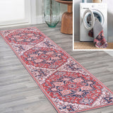 Garza Ornate Large Medallion Washable Area Rug