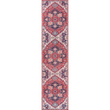 Garza Ornate Large Medallion Washable Area Rug
