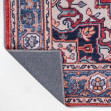 Garza Ornate Large Medallion Washable Area Rug