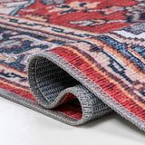 Garza Ornate Large Medallion Washable Area Rug