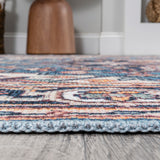 Garza Ornate Large Medallion Washable Area Rug