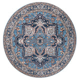 Garza Ornate Large Medallion Washable Area Rug