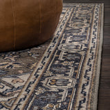 Garza Ornate Large Medallion Washable Area Rug