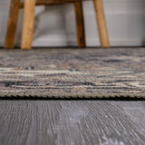 Garza Ornate Large Medallion Washable Area Rug
