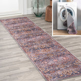 Story ornate Persian All-over Washable Area Rug