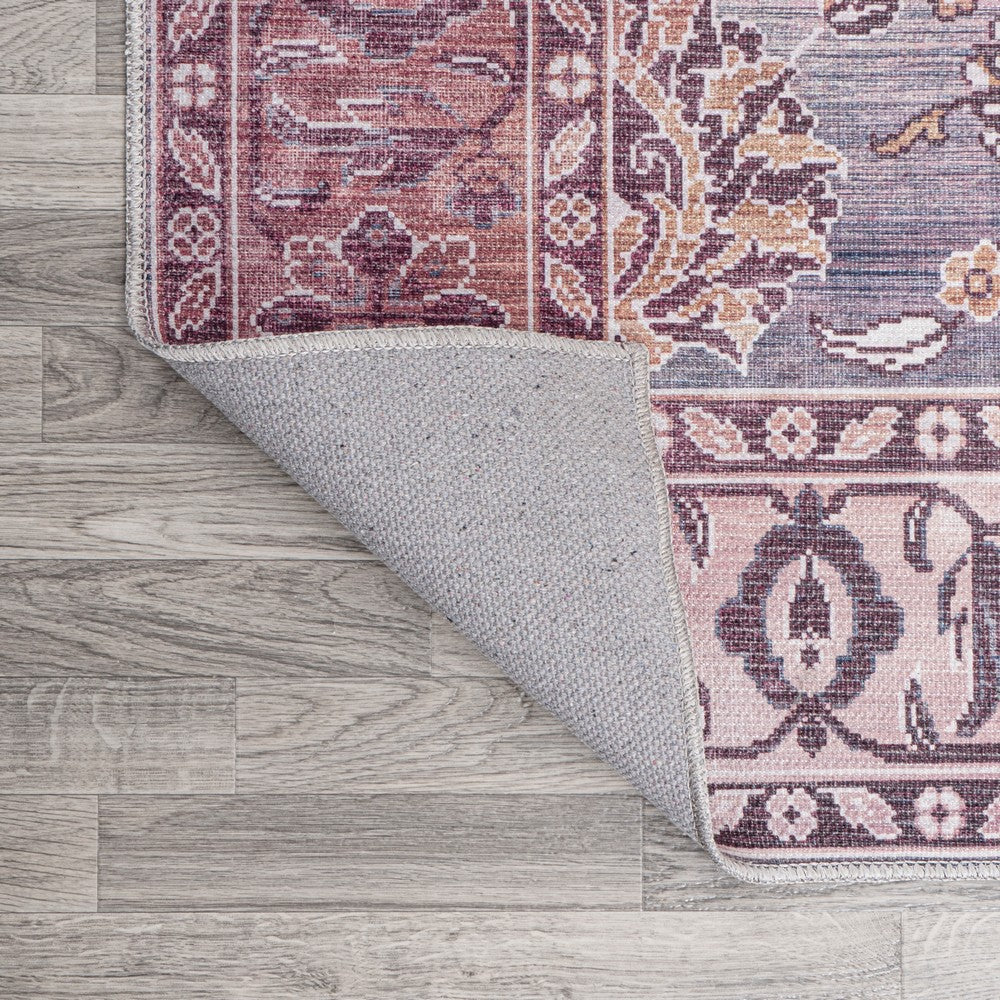 Story ornate Persian All-over Washable Area Rug