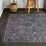 Story ornate Persian All-over Washable Area Rug