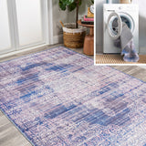 Reedsy bohemian Medallion Washable Area Rug