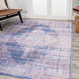 Reedsy bohemian Medallion Washable Area Rug