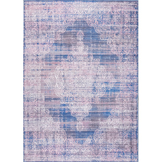 Reedsy bohemian Medallion Washable Area Rug