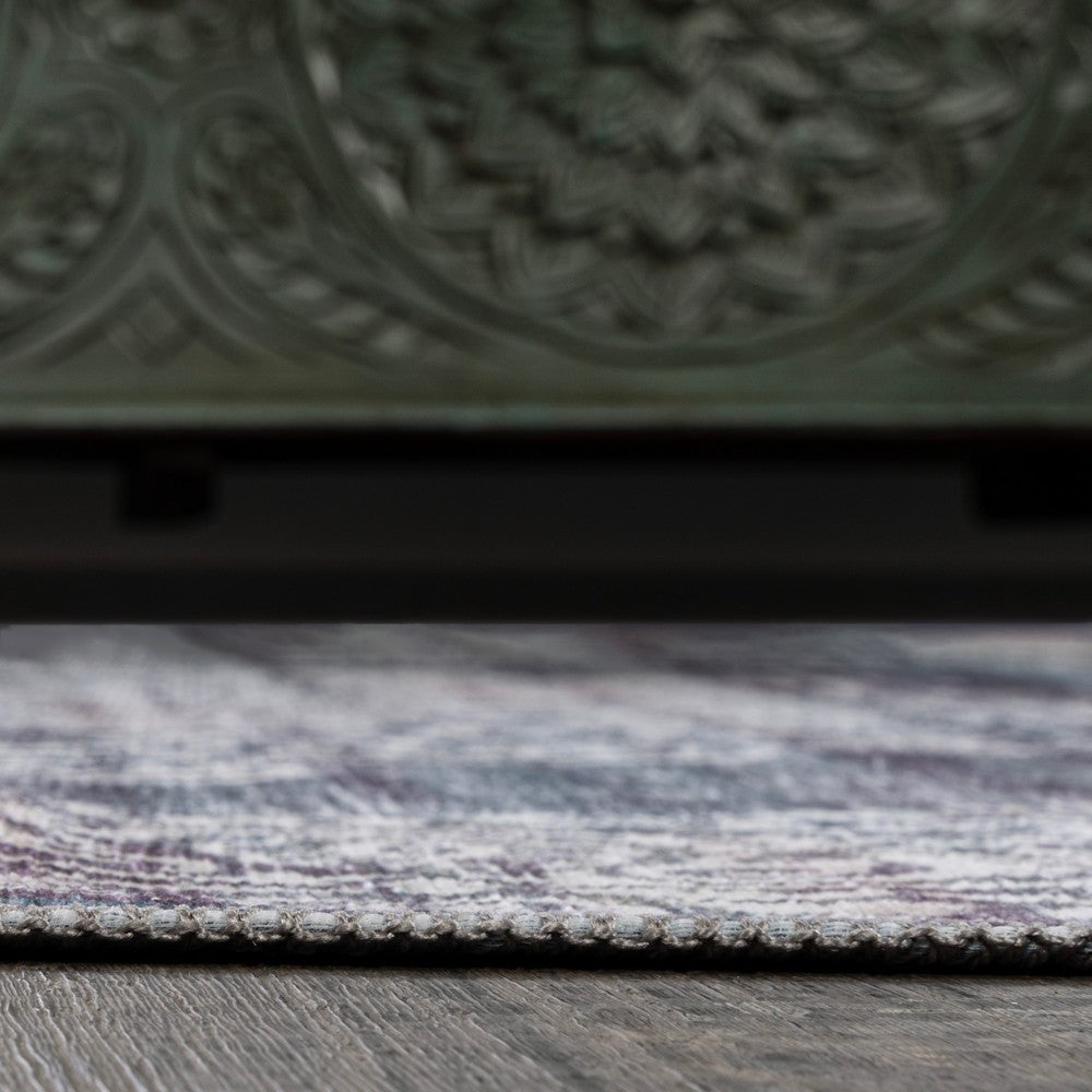 Reedsy bohemian Medallion Washable Area Rug