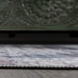 Reedsy bohemian Medallion Washable Area Rug
