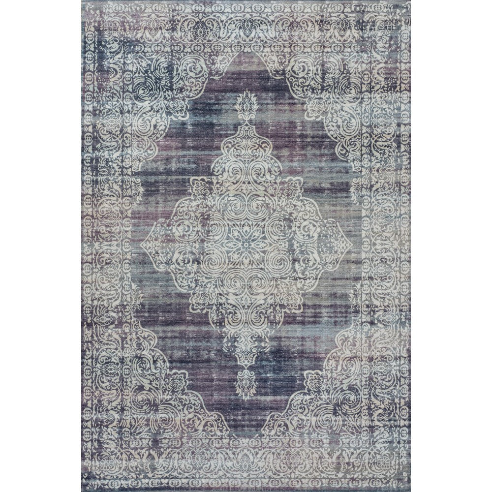 Reedsy bohemian Medallion Washable Area Rug