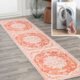 Marshall Ornate Medallion Washable Area Rug