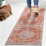Marshall Ornate Medallion Washable Area Rug