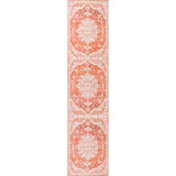 Marshall Ornate Medallion Washable Area Rug