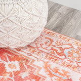 Marshall Ornate Medallion Washable Area Rug