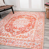Marshall Ornate Medallion Washable Area Rug