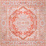 Marshall Ornate Medallion Washable Area Rug