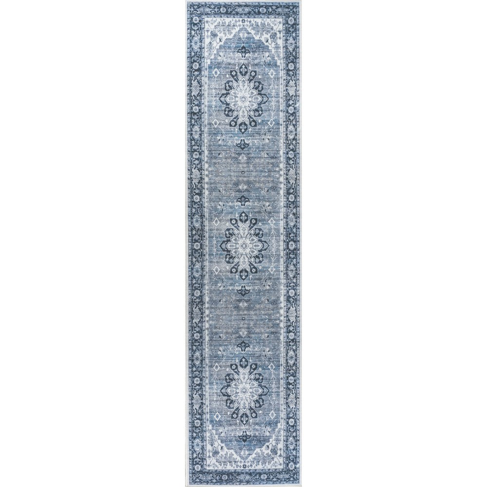 Marshall Ornate Medallion Washable Area Rug