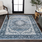 Marshall Ornate Medallion Washable Area Rug