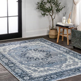 Marshall Ornate Medallion Washable Area Rug