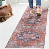 Twitty Ornate Medallion Washable Area Rug